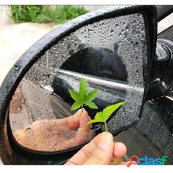Car rear view mirror rain film prevent fog anti water 2 pcs