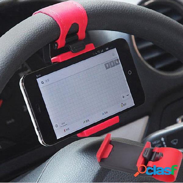 Car steering wheel phone socket mini mounted holder rubber