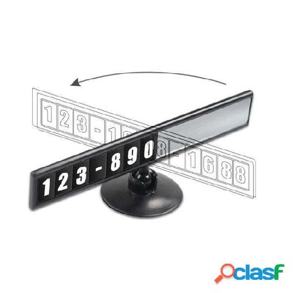 Car temporary parking card phone double number card plate