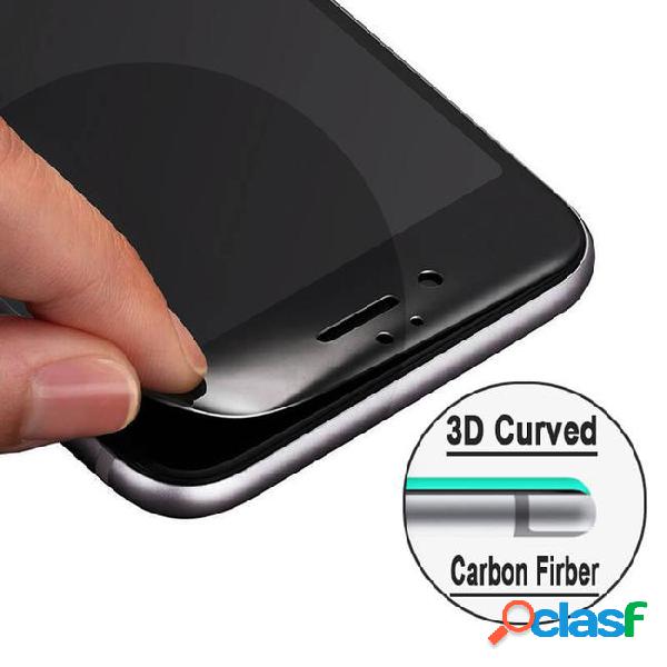 Carbon fiber 3d curved soft edge tempered glass screen