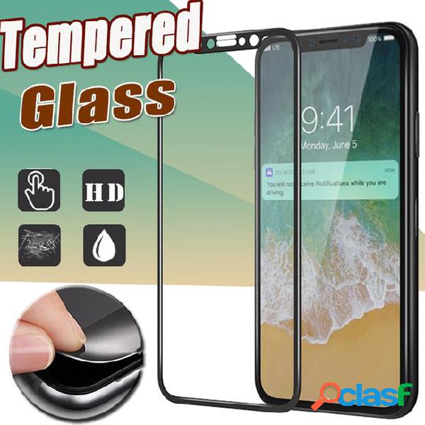 Carbon fiber 3d curved tempered glass screen protector for