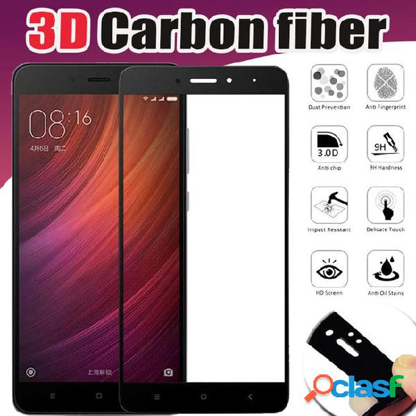 Carbon fiber 3d tempered glass full cover 9h proof screen