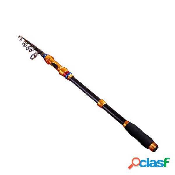 Carbon saltwater sea fishing rod extendable fish pole tackle