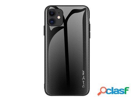 Carcasa TPU combinación de fibra de carbono y textura de