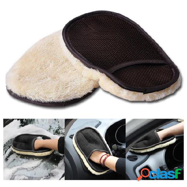 Care mitt lined furniture glass dust household waterproof