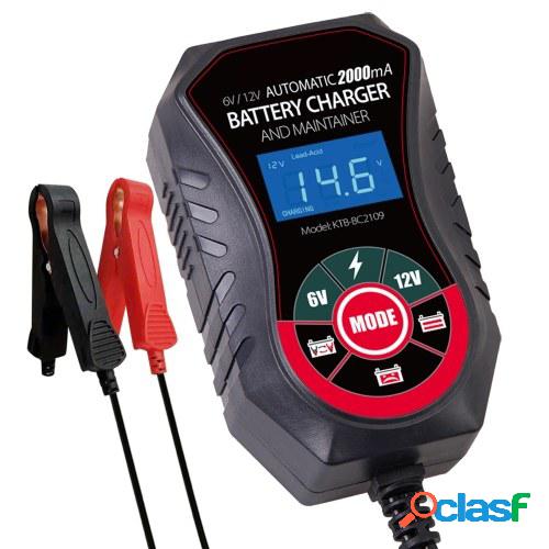 Cargador de baterías de coche de 12 V 2A Inteligente