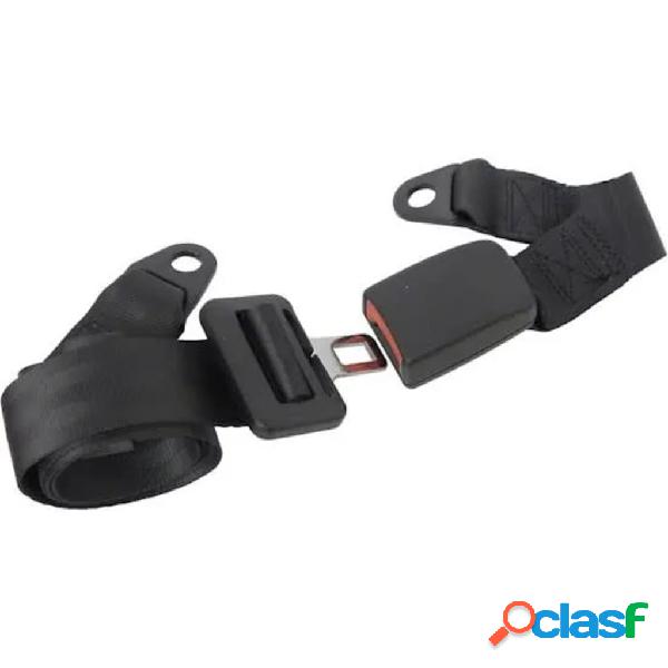 Carpoint Cinturón de seguridad 2 puntos negro ajustable 1