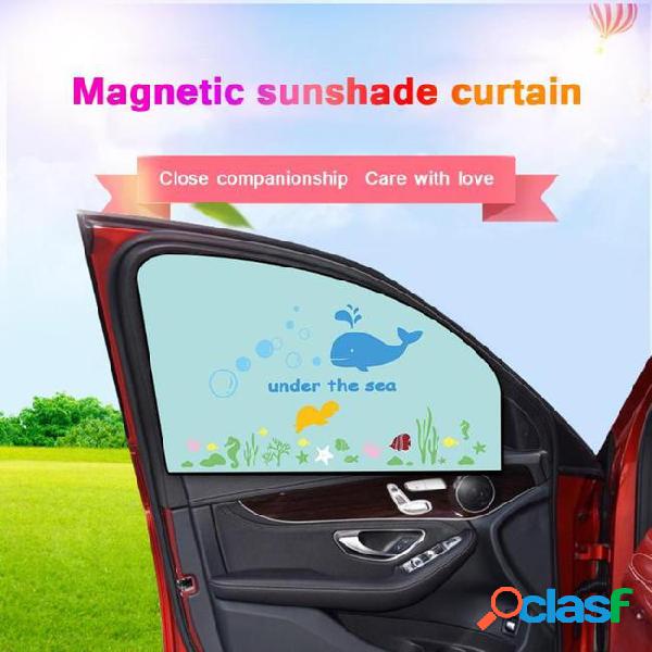 Cartoon magnetic car sunshades car sun protector side window