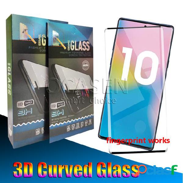Case friendly 3d curved edge glue tempered glass for samsung