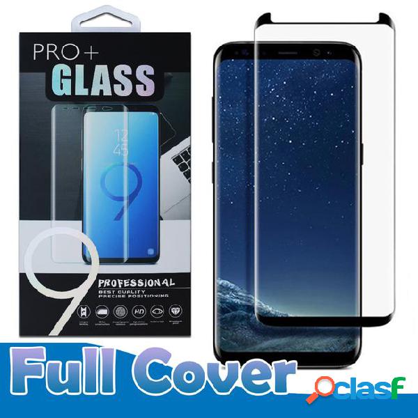 Case friendly 3d curved tempered glass for samsung galaxy s9