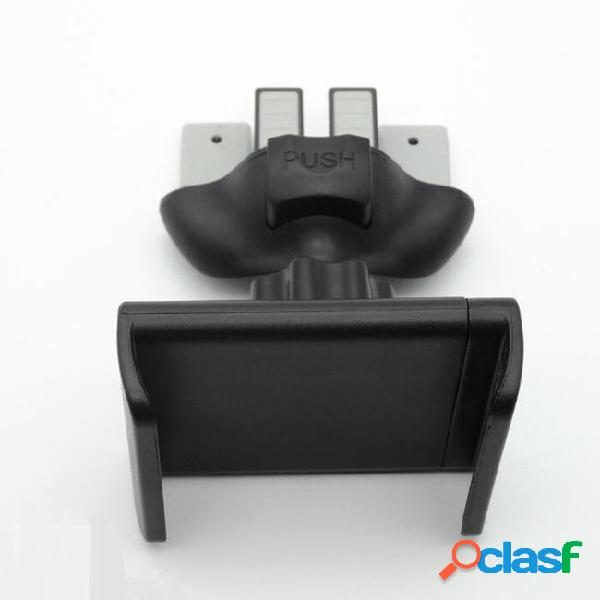 Cd slot + car air vent mount clip holder stand for gps cell
