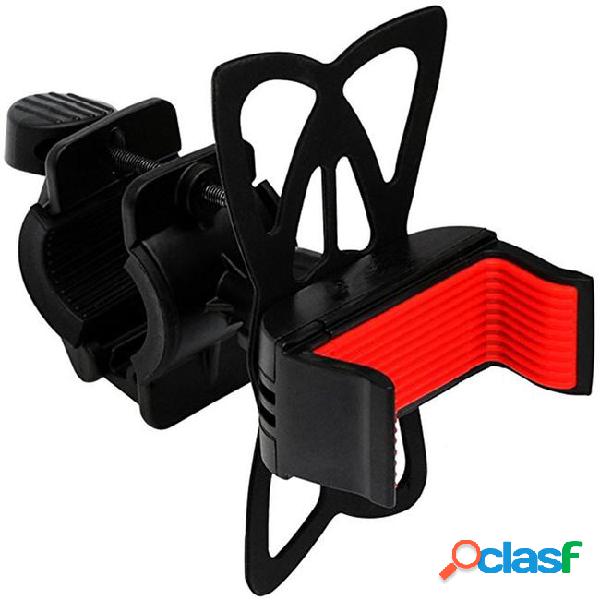 Cell phone bicycle rack handlebar and motorcycle holder