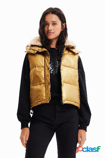Chaleco padded borreguillo - YELLOW - XS