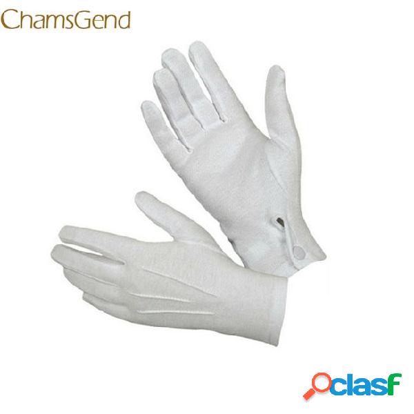 Chamgsend 1pair white formal gloves for women man fashion