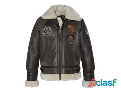 Chaqueta SCHOTT Lana Hombre (Marrón - L)