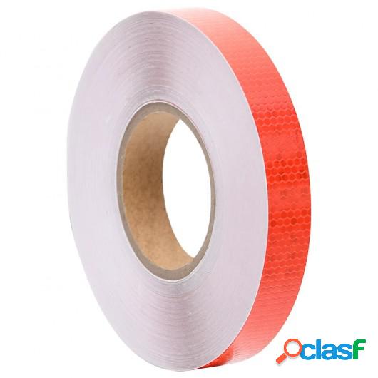 Cinta adhesiva reflectante PVC rojo 2,5 cm x 50 m