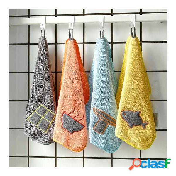 Classification using scouring pad rag microfiber absorbent