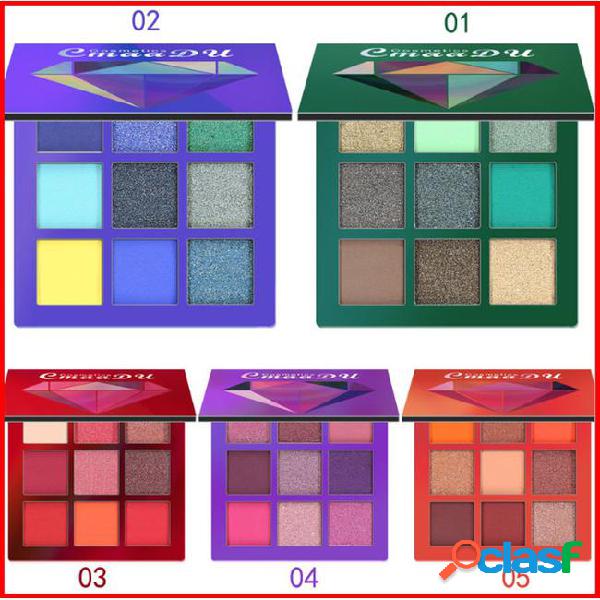 Cmaadu 9 colors eye makeup glitter eye shadow shimmer bling