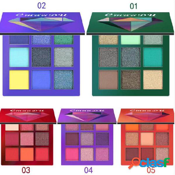 Cmaadu makeup brand beauty diamond eyeshadow palette 9