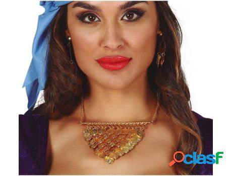 Collar DISFRAZZES Monedas Doradas
