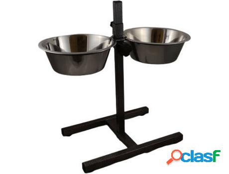 Comedero para Perros BARRY KING Doble con Pies 331099 (25 cm