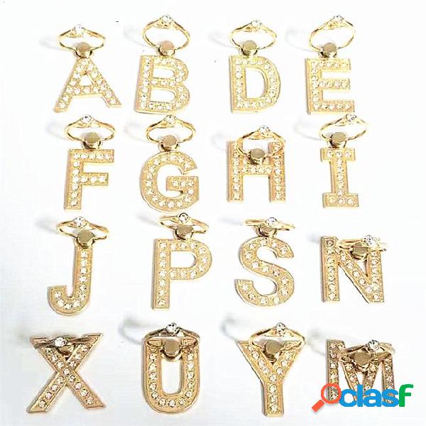 Compatible with iphone samsung cell phone letter number ring
