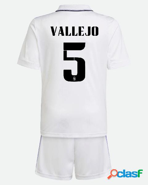 Conjunto 1ª Real Madrid 2022/2023 de Vallejo