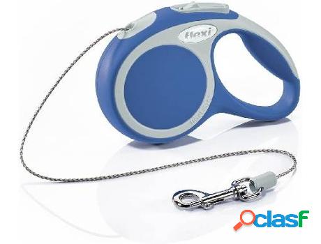 Correa para Perros FLEXI Reflector (Azul - 3m - Hasta: 8 Kg