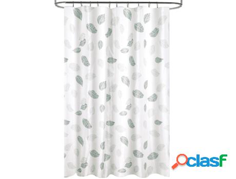 Cortina de Ducha MAURER Hojas Impermeable Tela con Anillas
