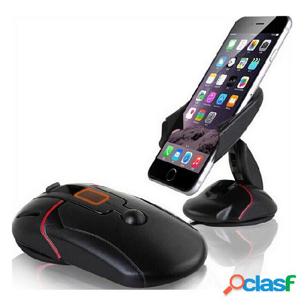 Creative dashboard car phone stand holder one touch mouse