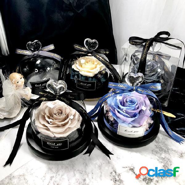 Creative presents eternal exclusive in glass dome the beauty
