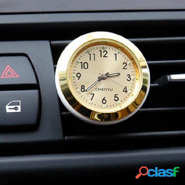 Creative stick-on air vent panel car electronic clock watch