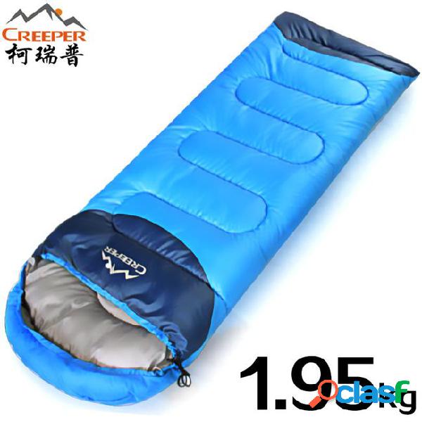 Creeper single envelope thickened adult sleeping bag outdoor