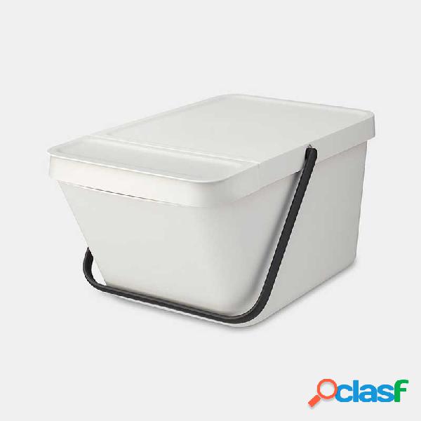 Cubo de reciclaje apilable brabantia sort and go 20l gris