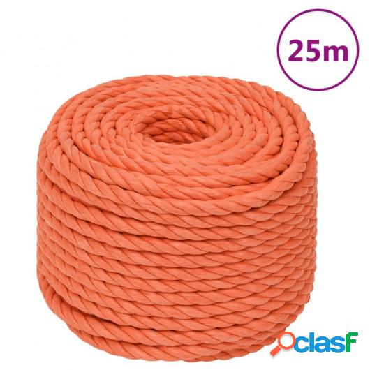 Cuerda de trabajo polipropileno naranja 24 mm 25 m