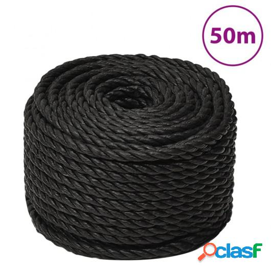Cuerda de trabajo polipropileno negro 12 mm 50 m