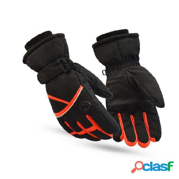 Cuhakci winter gloves waterproof esquiar men gloves warm