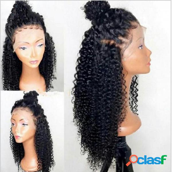 Curly synthetic wigs for african american women glueless