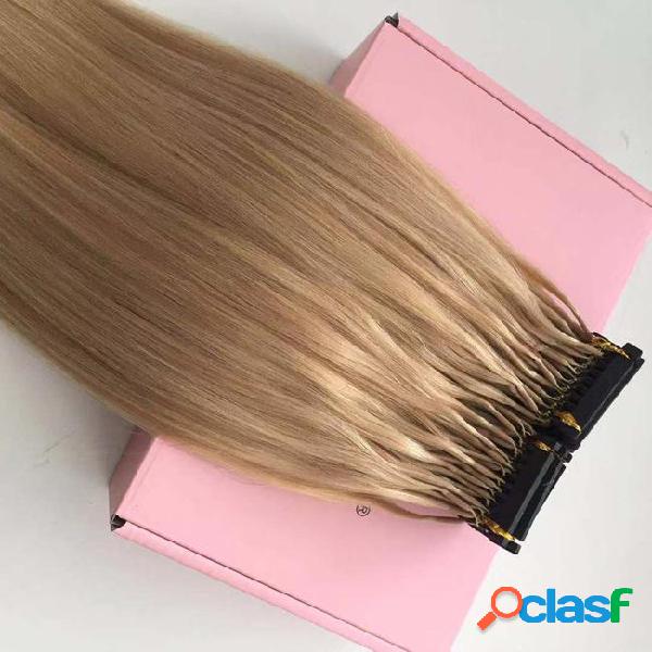 Customized available 6d human hair extensions 9a #16 #613