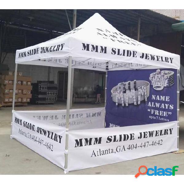 Customized logo gazebo sun shelter 3*3 meters with aluminum