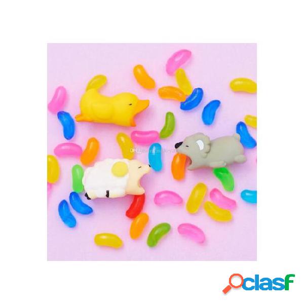 Cute cable bite animal protector accessory toys cable bites