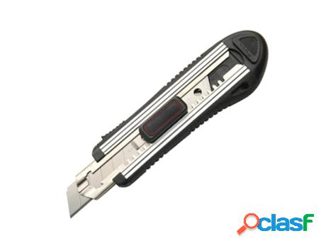 Cutter maurer aluminio/profesional 18 mm. con 5 hojas