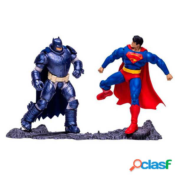 DC Multiverse Pack Figura Superman vs Batman