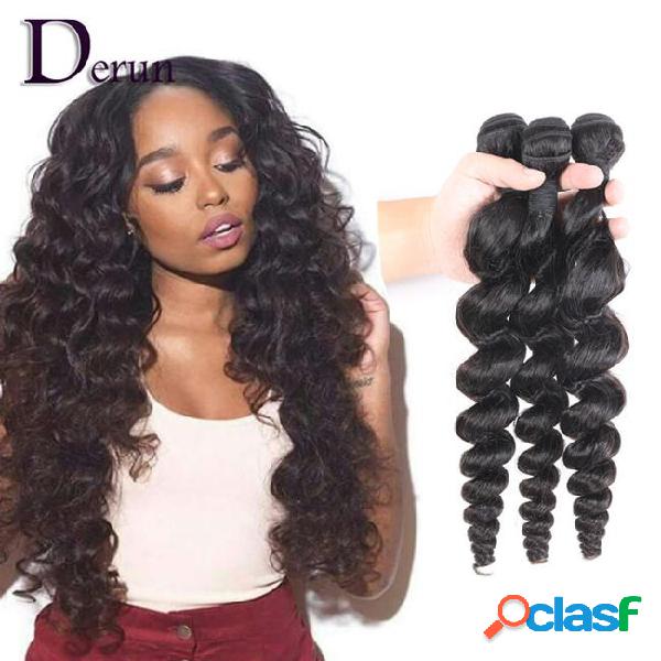 Derun hair new arrival!!!mix 3pcs 10-30inches loose wave