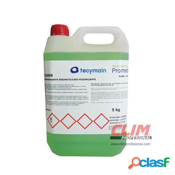 Desengrasante enzimático biológico ph neutro. 5 litros