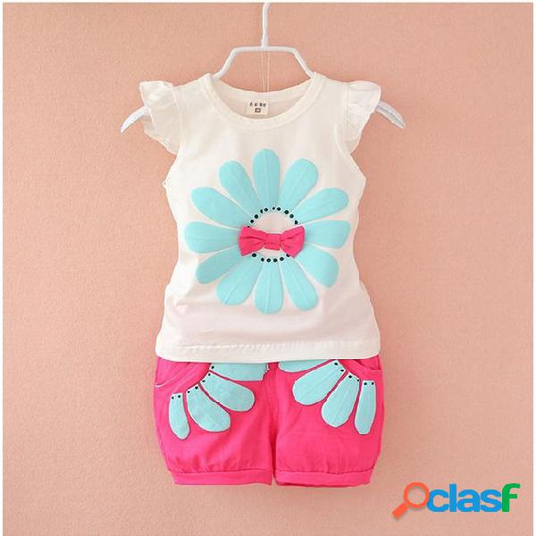 Detail 2018 summer newborn infant baby girls clothes casual