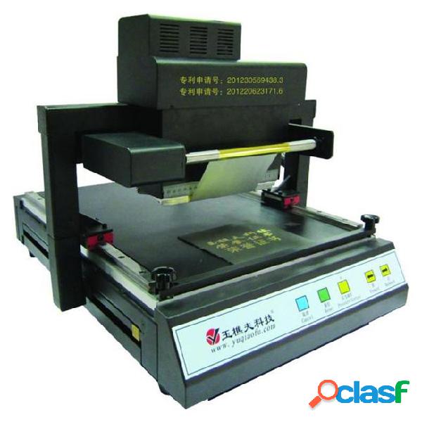 Digital automatic flatbed printer foil printing hot stamping