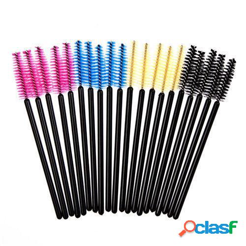 Disposable eyelash mascara applicator wand brush makeup