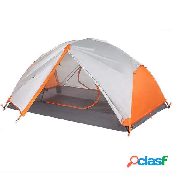 Dome tent for 2-3 person 3 season double layer alumium pole