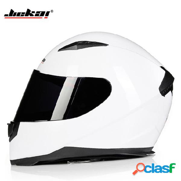 Dot full face motorcycle helmet with removable winter neck